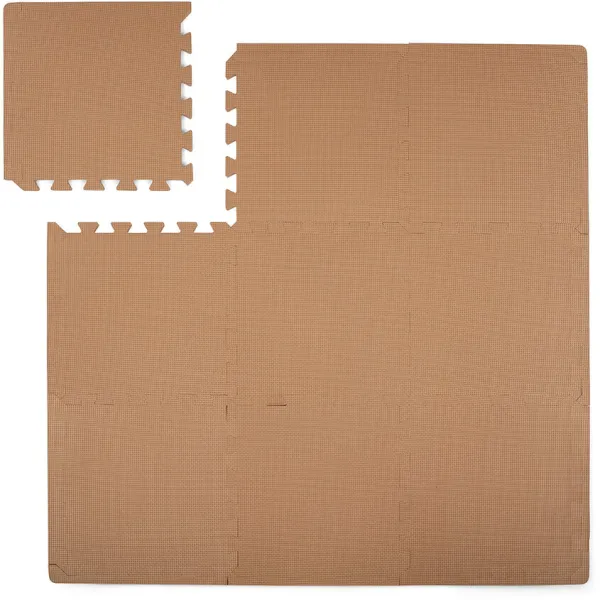 Skumlegegulv light brown
